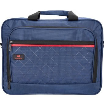 Addison 300682 15.6 inç Deri El-Omuz Laptop Çantası Lacivert-Siyah