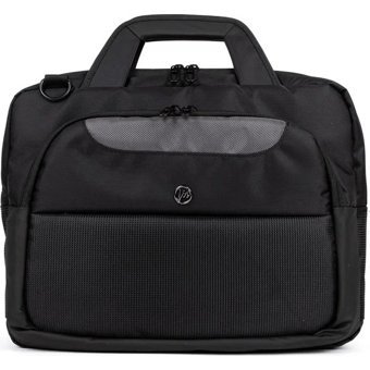 Morca 13-14 inç Kumaş Su Geçirmez El-Omuz Laptop Çantası Siyah