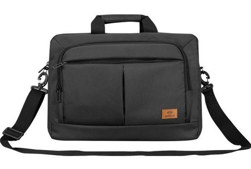 Addison 300683 15.6 inç Deri El-Omuz Laptop Çantası Füme