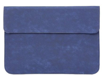 Szykd A1534 12 inç Deri Su Geçirmez Kılıf Laptop Çantası Koyu Mavi
