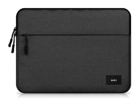 Jms 56974977 15.6 inç Suni Deri Su Geçirmez Kılıf Laptop Çantası Siyah