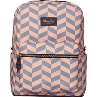 BloominBag Smokey Chevron 13-14 inç Kumaş El-Omuz Laptop Çantası Gri