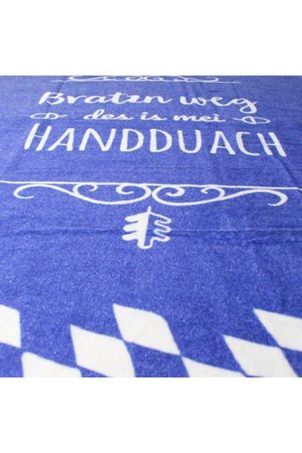Bavaria Pamuklu Plaj Havlusu Mavi
