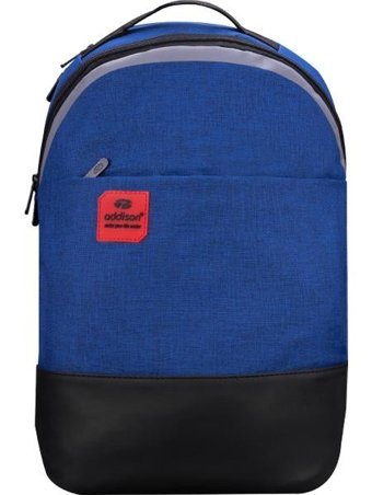 Addison 300443 18 inç Deri Sırt Laptop Çantası Mavi