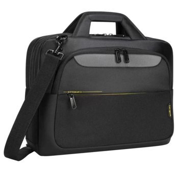 Targus TCG470GL 17.3 inç Polyester Su Geçirmez El-Omuz Laptop Çantası Siyah
