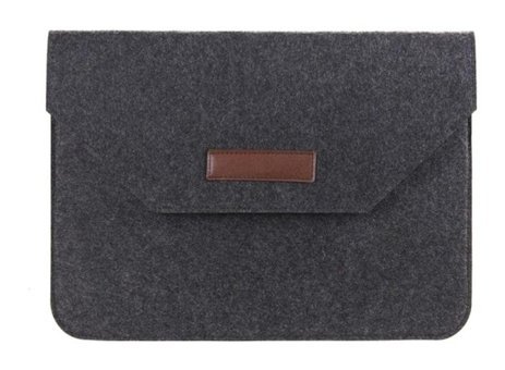 Jms 15 inç Keçe Su Geçirmez El-Omuz Laptop Çantası Siyah