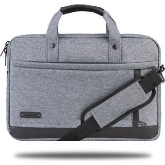 Classone Ravenna VP1004 14 inç Kumaş Su Geçirmez El-Omuz Laptop Çantası Gri