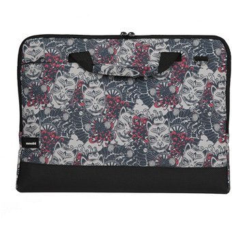 Moserini Taban Korumalı 15.6 inç Kumaş El-Omuz Laptop Çantası Kırmızı