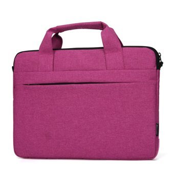 Cicilin 13 inç Polyester Su Geçirmez El-Omuz Laptop Çantası Kırmızı