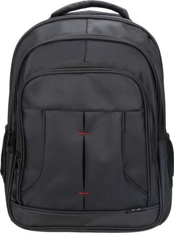 Plm City 15.6 inç Polyester Su Geçirmez Sırt Laptop Çantası Siyah