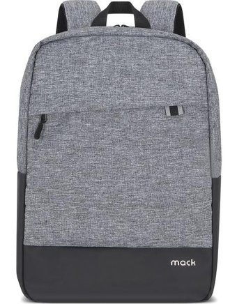 Mack Unicity Eco MCE-1104 15.6 inç Kumaş Su Geçirmez Sırt Laptop Çantası Gri