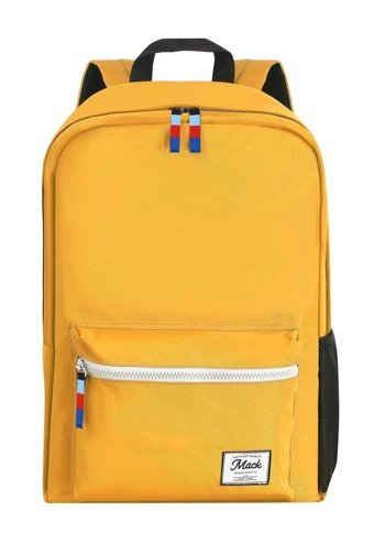 Mack Pop MCK-006 15-15.9 inç Kumaş Su Geçirmez Sırt Laptop Çantası Sarı