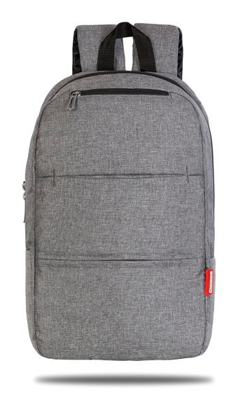 Classone Casetto PR-C1604 15.6 inç Kumaş Su Geçirmez Sırt Laptop Çantası Gri