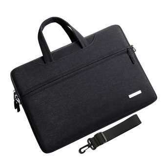 Aliuciku 14 inç Oxford Kumaş Su Geçirmez El-Omuz Laptop Çantası Siyah