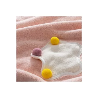 Wonderland Giyilebilir 65x90 cm Polyester Çocuk Plaj Havlusu Pembe