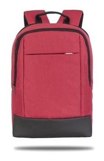 Classone Twin Color TW1502 15.6 inç Kumaş Su Geçirmez Sırt Laptop Çantası Kırmızı