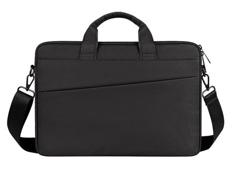 Ljxdys 14.1 inç Kumaş Su Geçirmez El-Omuz Laptop Çantası Siyah