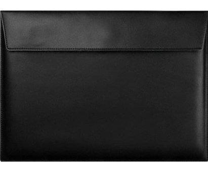 Jms 13 inç Suni Deri Kılıf Laptop Çantası Siyah