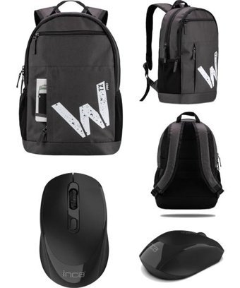 Classone Wtxpro BP-WTX104 15.6 inç Kumaş Su Geçirmez Sırt Laptop Çantası Siyah