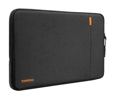 Tomtoc Defender A22D2D1 13-14 inç Polyester Su Geçirmez El-Omuz Laptop Çantası Siyah