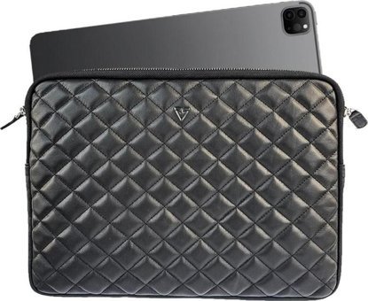 Rich Smith 6218 13 inç Deri Su Geçirmez Kılıf Laptop Çantası Siyah