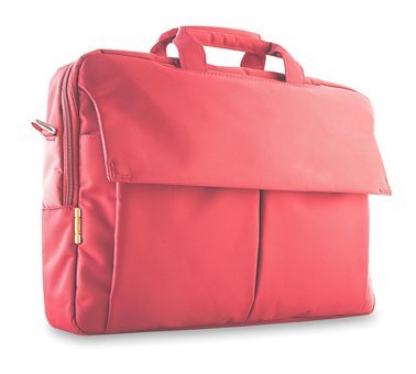 Addison 300526 15.6 inç Deri El-Omuz Laptop Çantası Pembe