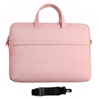 Cicilin 13 inç Oxford Kumaş Su Geçirmez Kılıf Laptop Çantası Pembe