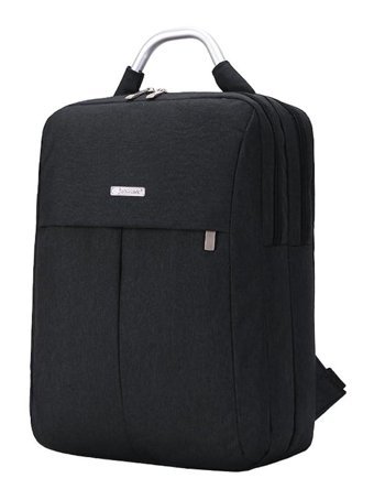 Cicilin 15.6 inç Polyester Su Geçirmez Sırt Laptop Çantası Siyah