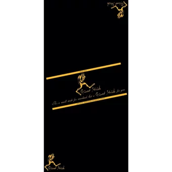 Giant Stride Label Towel Plaj Havlusu Sarı Siyah