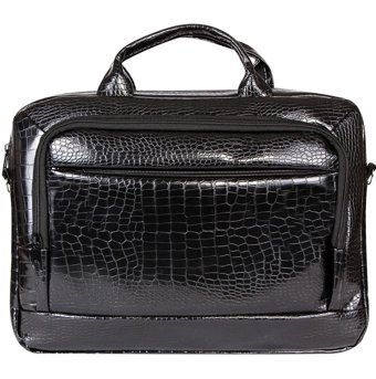D'Vers Business 16.9 inç Kumaş El-Omuz Laptop Çantası Siyah