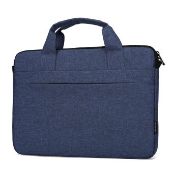 Wslcn 13 inç Polyester Su Geçirmez El-Omuz Laptop Çantası Lacivert