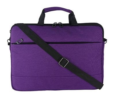 Beutel 13-14 inç Kumaş Su Geçirmez El-Omuz Laptop Çantası Mor