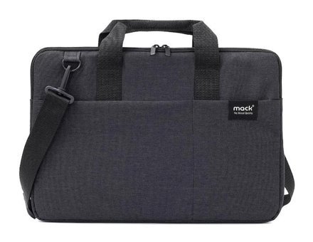 Mack City MCC-703 15.6 inç Kumaş Su Geçirmez El-Omuz Laptop Çantası Siyah