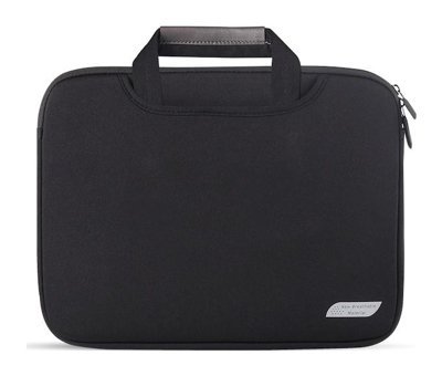 Lbw 15 inç Kumaş El-Omuz Laptop Çantası Siyah