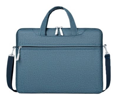 Wslcn 15.6 inç Polyester Su Geçirmez El-Omuz Laptop Çantası Lacivert