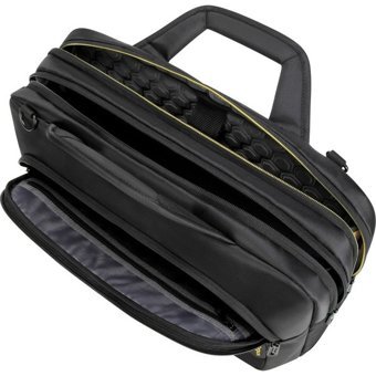 Targus TARTCG460GL 15.6 inç Polyester Su Geçirmez El-Omuz Laptop Çantası Siyah