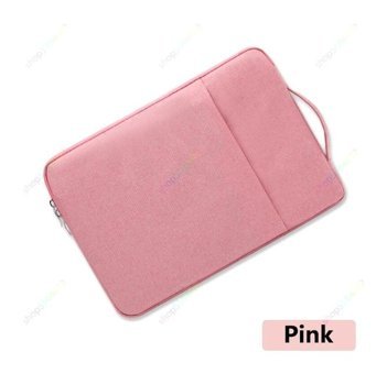 Gubisi A2442-A1534-A1931 13.6 inç Kumaş Su Geçirmez Kılıf Laptop Çantası Pembe
