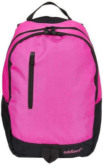 Addison 300445 15.6 inç Deri Sırt Laptop Çantası Pembe