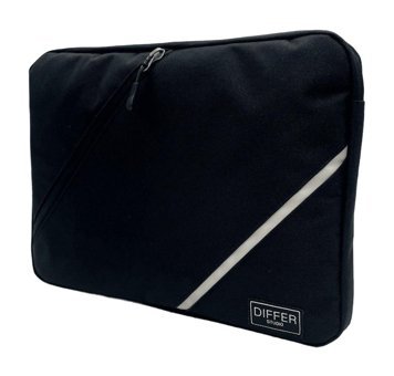 Differ Studio 13-14.9 inç Kumaş Su Geçirmez Kılıf Laptop Çantası Siyah