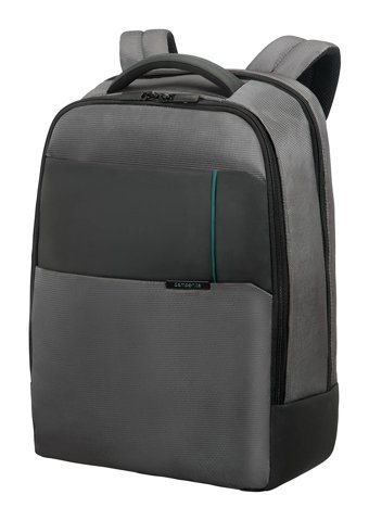 Samsonite Qibyte 17.3 inç Kumaş Su Geçirmez Sırt Laptop Çantası Antrasit