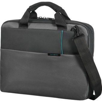 Samsonite Qibyte 16N-09-001 14.1 inç Polyester El-Omuz Laptop Çantası Antrasit