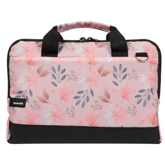 Moserini Taban Korumalı 14 inç Kumaş El-Omuz Laptop Çantası Pembe