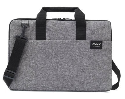 Mack CityFit MCC-704 15.6 inç Kumaş Su Geçirmez El-Omuz Laptop Çantası Gri