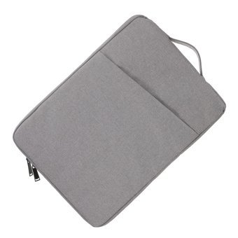 Osaladi 15.6 inç Polyester Su Geçirmez El-Omuz Laptop Çantası Gri