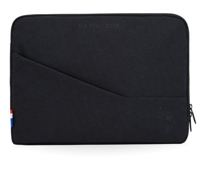 U.S. Polo Assn. PLEVR23691 13-14.9 inç Polyester Su Geçirmez Kılıf Laptop Çantası Siyah