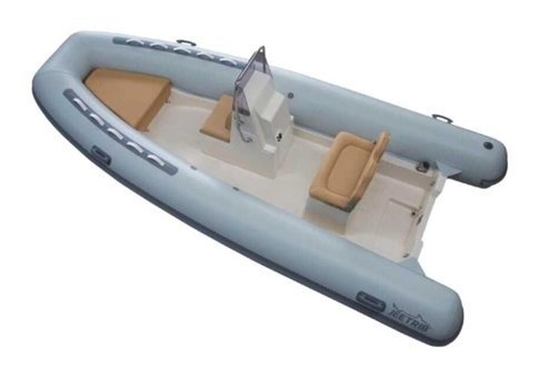 Jeetrib JR-F-465-SC 465 cm Fiber Tabanlı 7 Kişilik Şişme Bot Gri