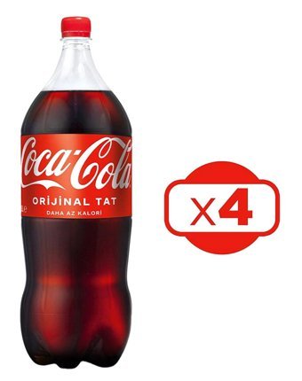 Coca Cola Pet Kola 2.5 lt 4 Adet