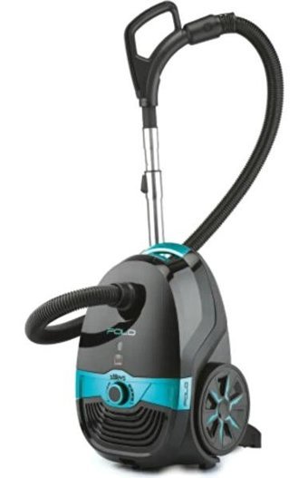 Stilevs Polo 800 W Yatay Turbo Başlıklı Kağıt Toz Torbalı Süpürge Mavi