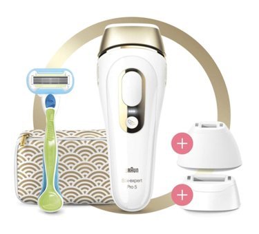 Braun Silk Expert PL5237 400000 Atımlı Yüz Koltuk Altı Genital Bölge Tüm Vücut İçin Çift Başlıklı IPL Lazer Epilasyon Aleti