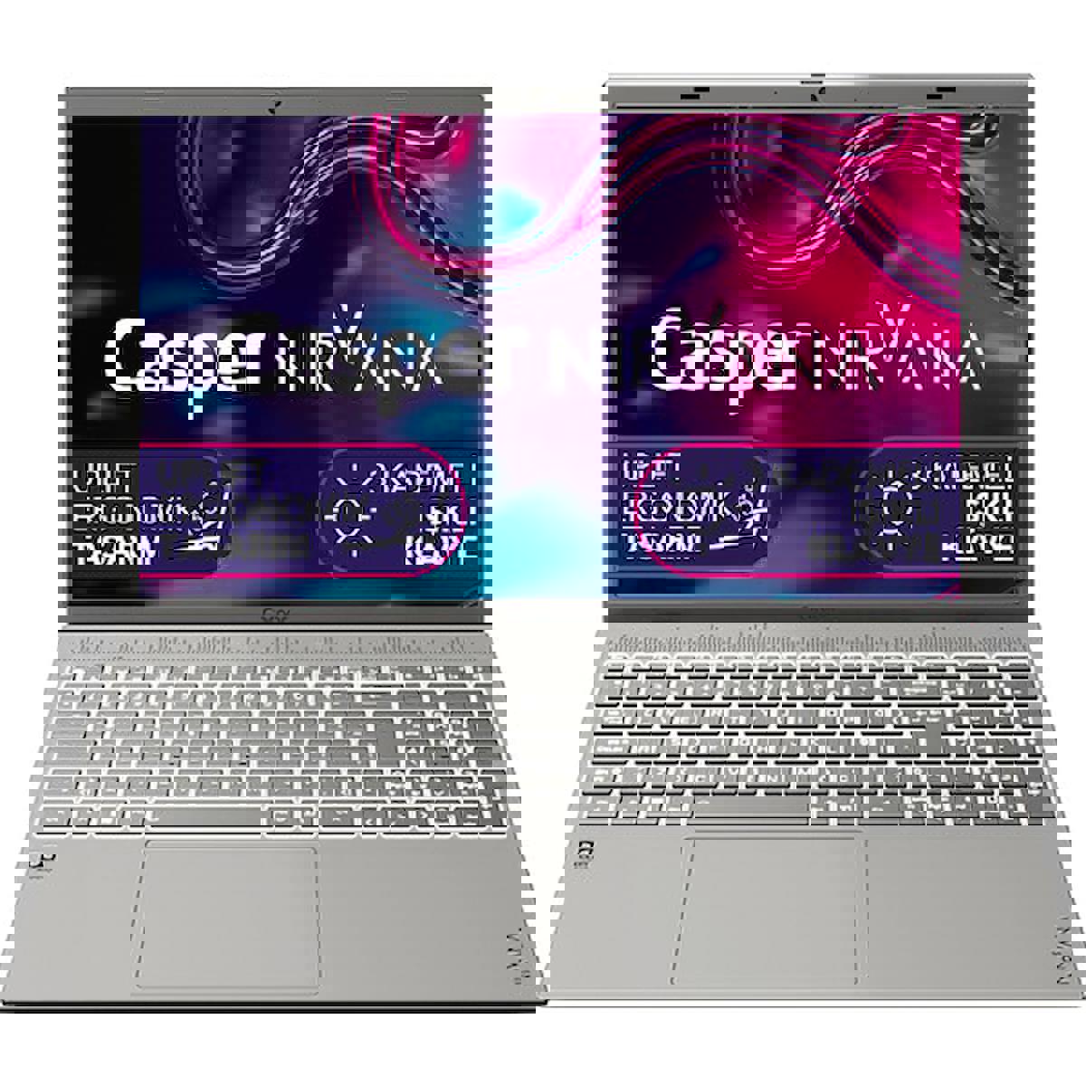 Casper Nirvana C550.1255-BF00A-G-F Dahili Iris Xe Graphics Eligible Intel Core i7 1255U 16 GB Ram 1 TB SSD 15.6 inç Full HD Windows 11 Laptop